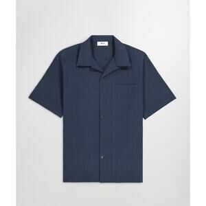 NN07 No Nationality Julie 1040 Button Down Navy Blue Mens Sz M